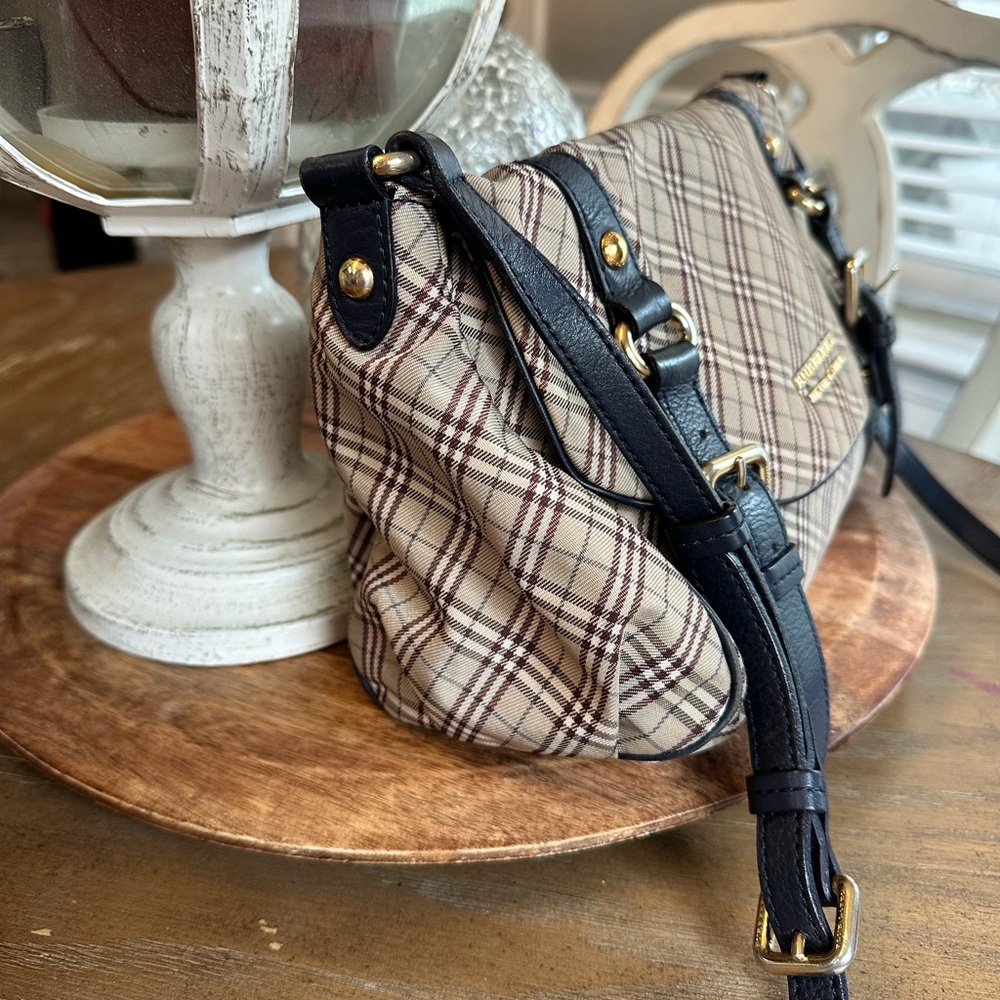 Burberry Blue Label canvas and leather cross body bag - Picture 3 of 16